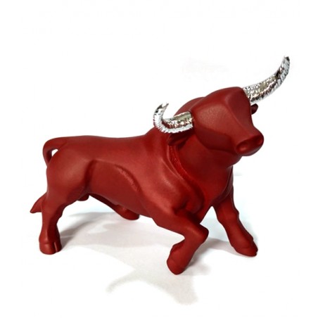 "Toro" figure with silver horns Nadal