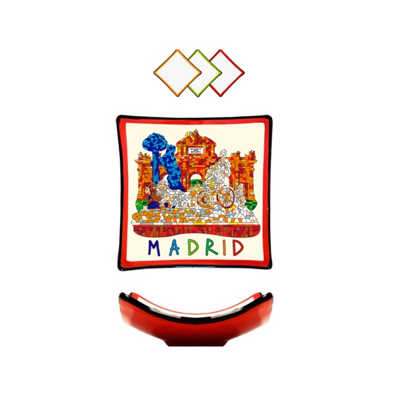 Dish "Monuments of Madrid" Trencadís