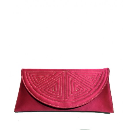 Capote Fuchsia clutch 