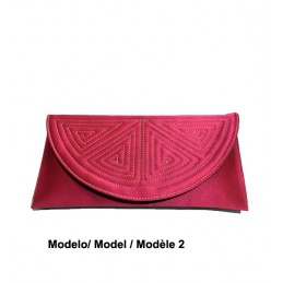 Capote Fuchsia clutch 