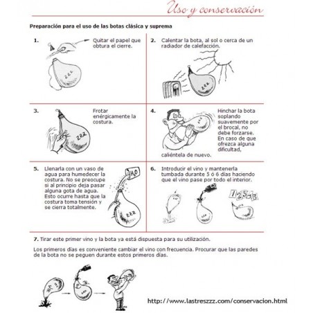 Supreme wineskin straight traditional