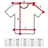 White adult T-shirt with Madrid's Bear and Strawberry Tree – view 2
