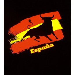  "Bull and Flag of Spain Toro and" adult T Shirt