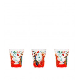 Crystal glass "Flamenca" Trencadís