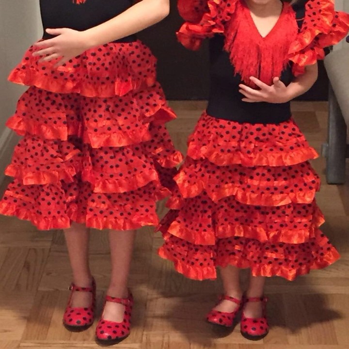 Flamenco costume pour filles