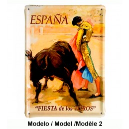 Placa Metálica – Cartel antiguo, Lance Taurino