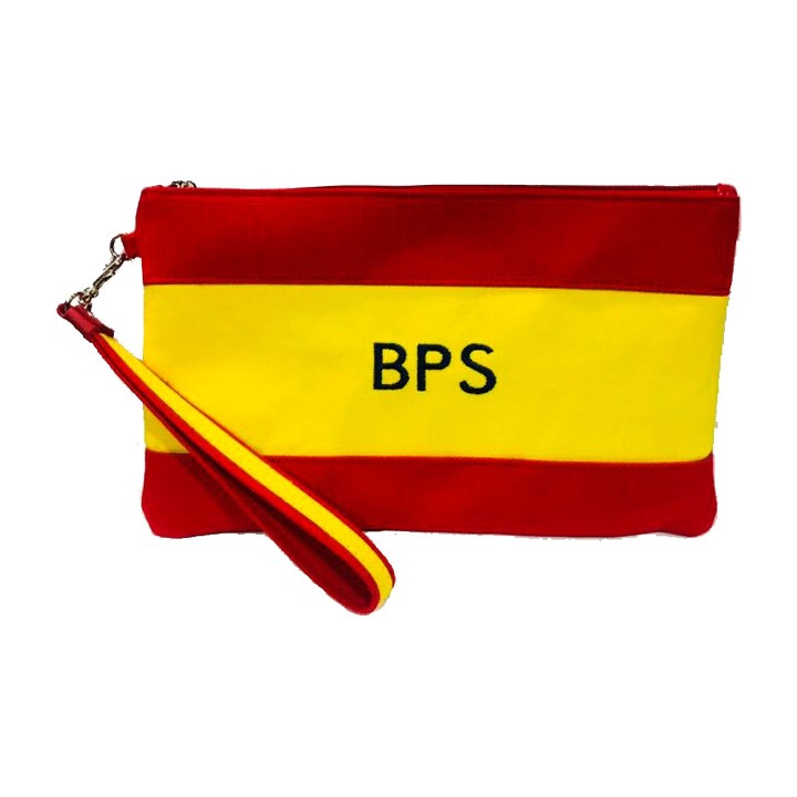 Personalisierte Clutch mit spanischer Flagge – Ansicht 3