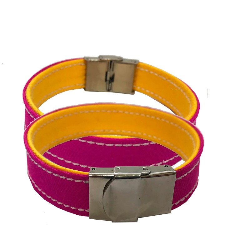 Pulseira Capote unissexo em tecido de capote – vista 4