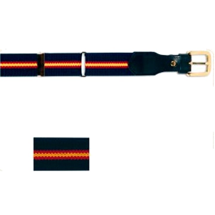 Elastischer Gürtel mit spanischer Flagge, in Blau
