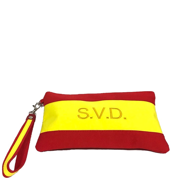 Personalisierte Clutch mit spanischer Flagge – Ansicht 6