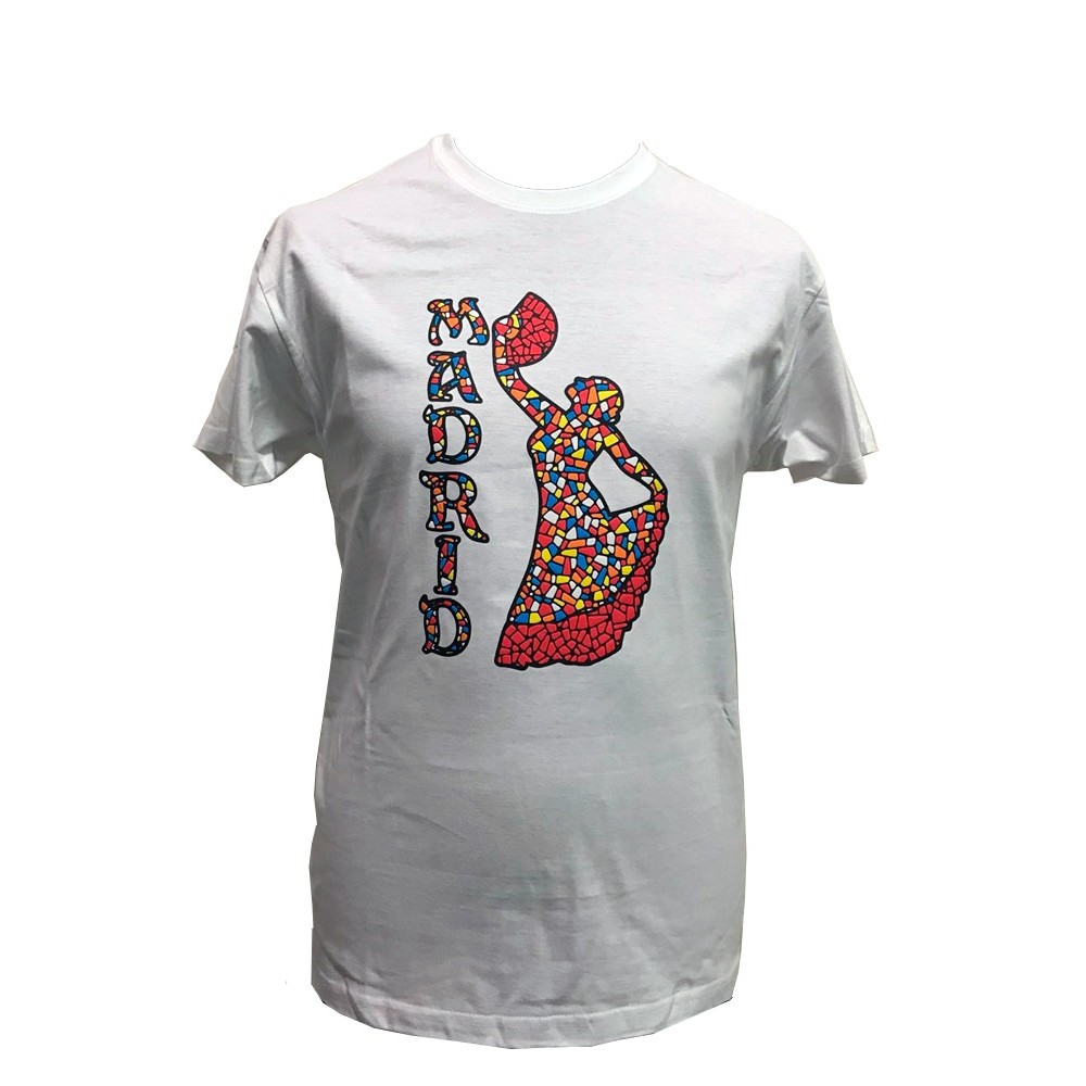 Camiseta "Bailaora Flamenca mosaico" para adulto