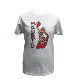 Camiseta "Bailaora Flamenca mosaico" para adulto