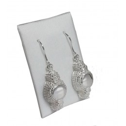 "Montera" bullfighting silver earrings