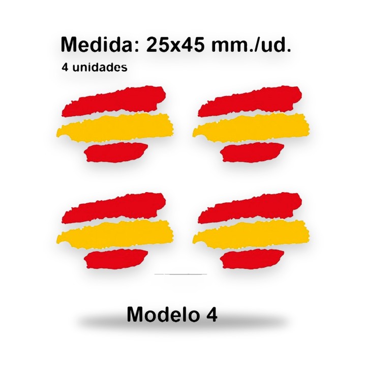 Spanish flag stickers – view 5