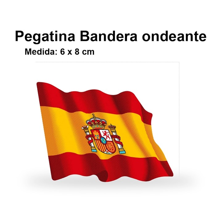 Aufkleber mit spanischer Flagge – Ansicht 3