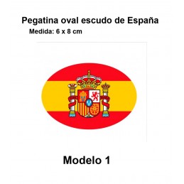 Spain flag stickers