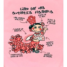 Camiseta body de bebe Flamenca