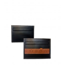  "Livestock irons" Leather card holder