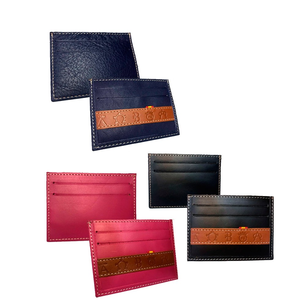  "Livestock irons" Leather card holder