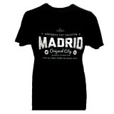 T-shirt noir Madrid Original City pour adulte