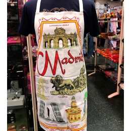 Kitchen apron "Souvenir from Madrid"