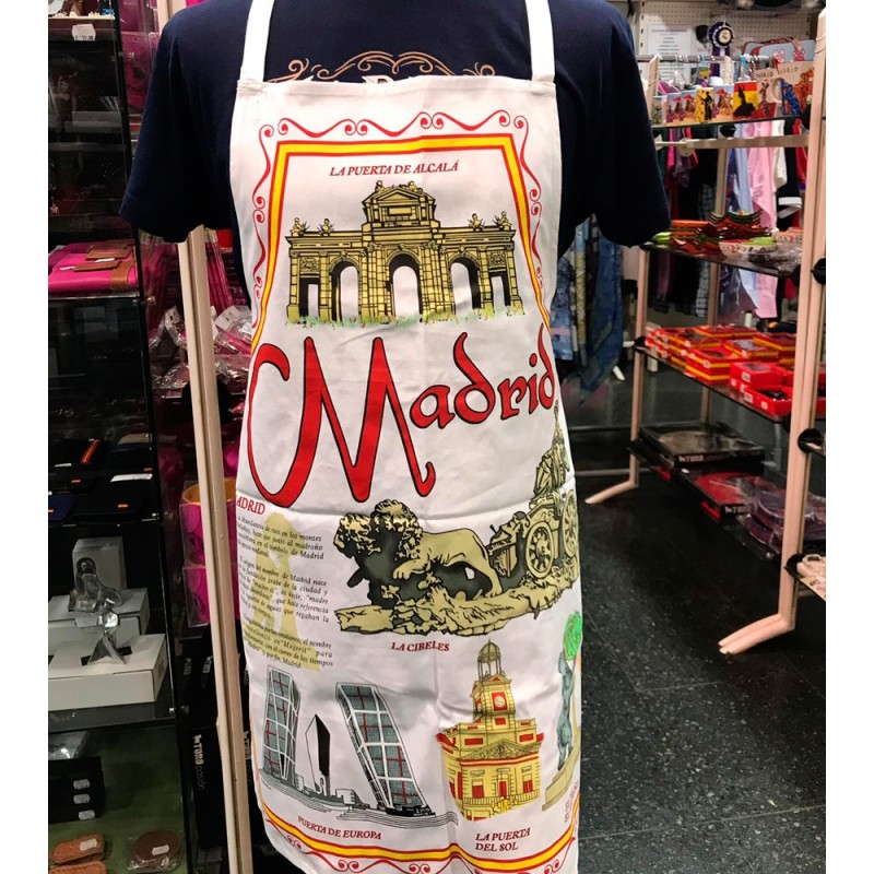 Kitchen apron "Souvenir from Madrid" Kitchen apron "Souvenir from Madrid"