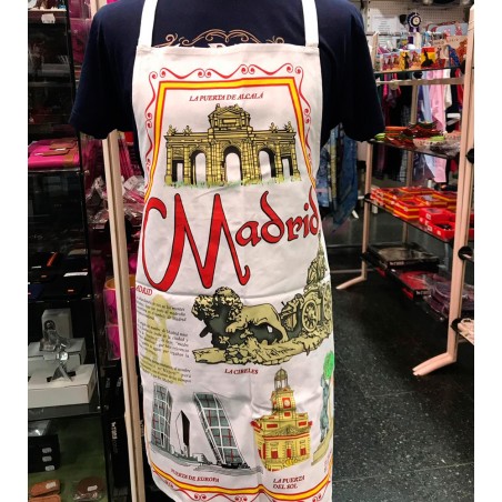 Kitchen apron "Souvenir from Madrid"