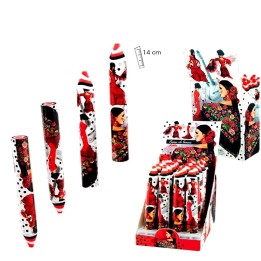 Borracha flamenca em forma de lápis grosso
