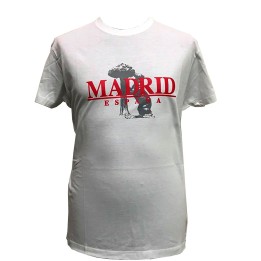 T-shirt branca de o Urso e o Medronheiro para adulto