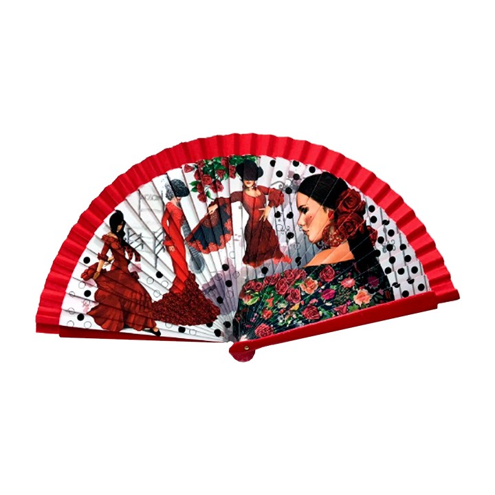 Leque de bailadora de flamenco de Espanha – vista 2