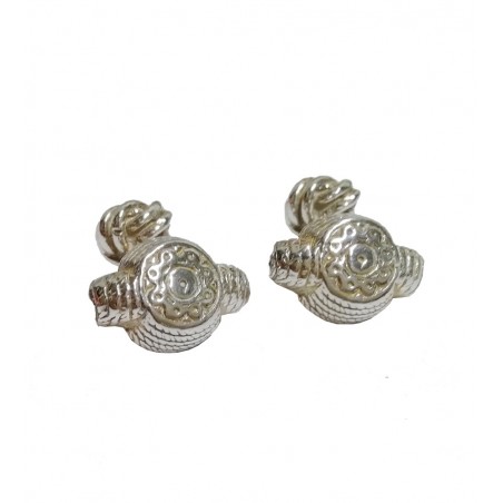 Boutons de manchettes "montera" argent