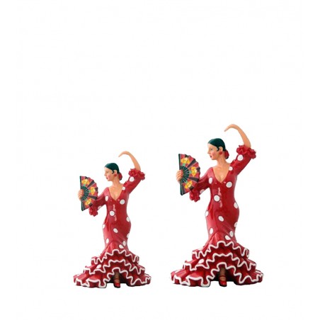 Flamenco dancer with a fan