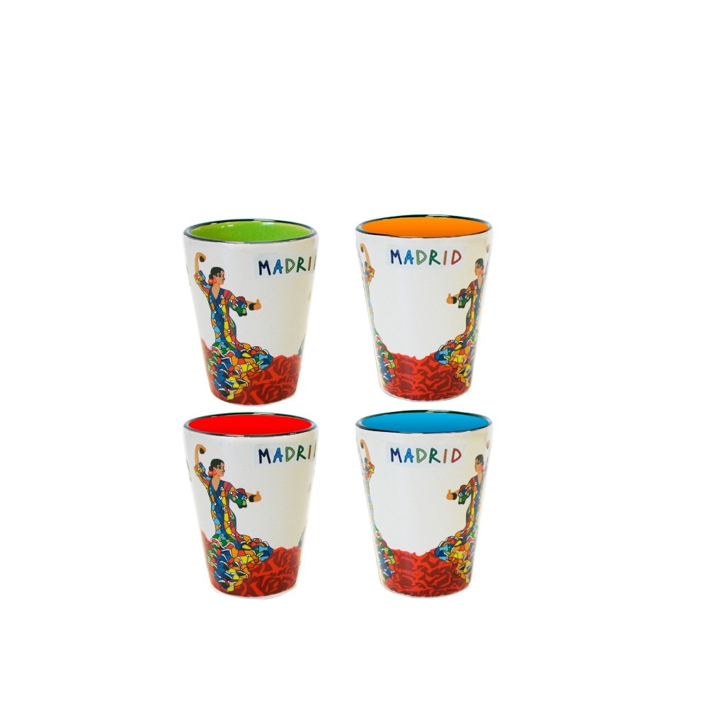 Vaso de chupito Flamenca Trencadís