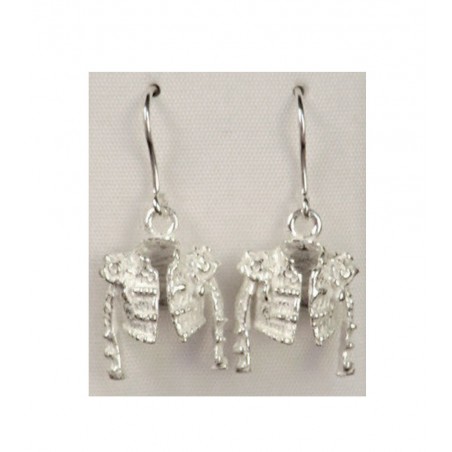 Pendientes Plata Chaquetilla Torero  