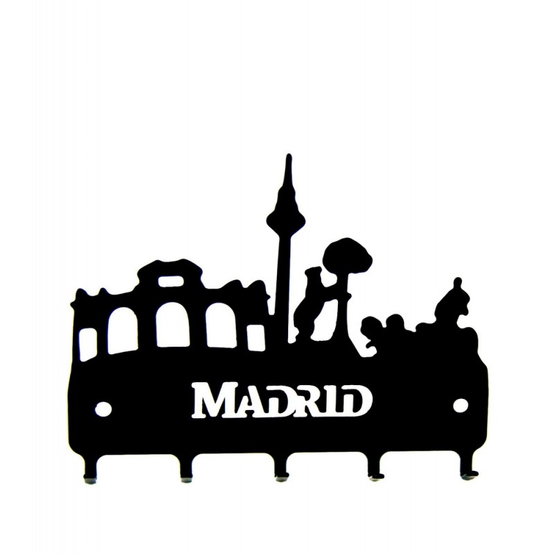 Cuelga llaves de forja "Skyline Madrid" Cuelga llaves de forja "Skyline Madrid"