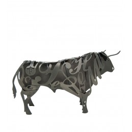 Wrought iron Bull Figure 