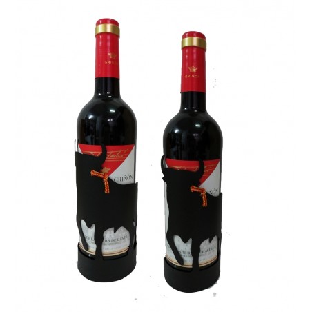 Adorno de botella de forja "Toro y España"