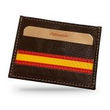 Tarjetero de piel "Bandera de España"