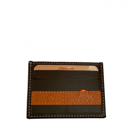  "Livestock irons" Leather card holder