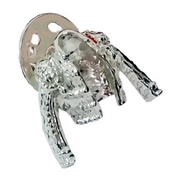 Anstecker (Pin) aus Silber in Form einer Torero-Jacke