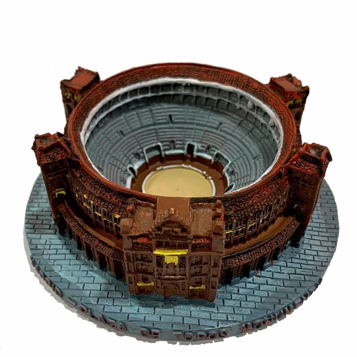 Nachbildung der Stierkampfarena Las Ventas in Madrid aus Harz