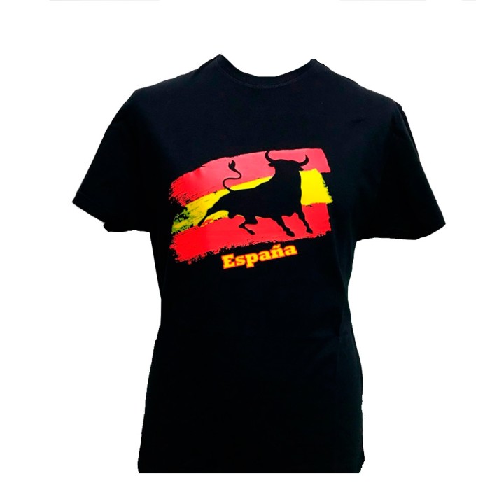  "Bull and Flag of Spain Toro and" adult T Shirt