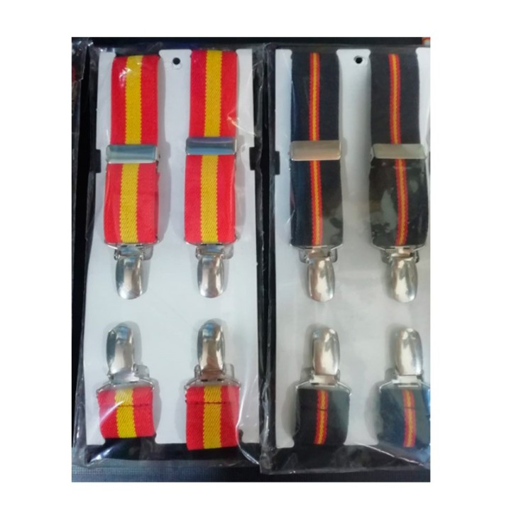 Tirantes infantiles, niños Bandera de España l Regalos de bandera de España