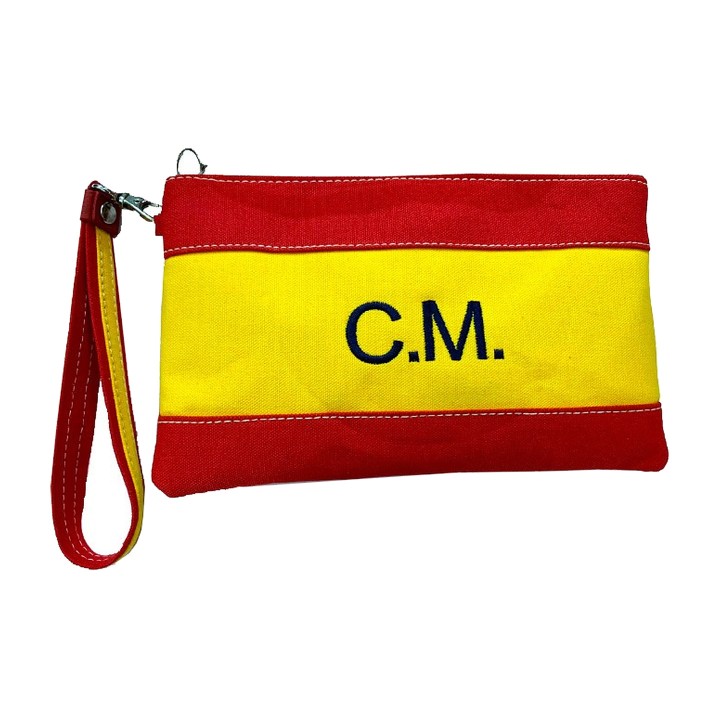 Personalisierte Clutch mit spanischer Flagge – Ansicht 7