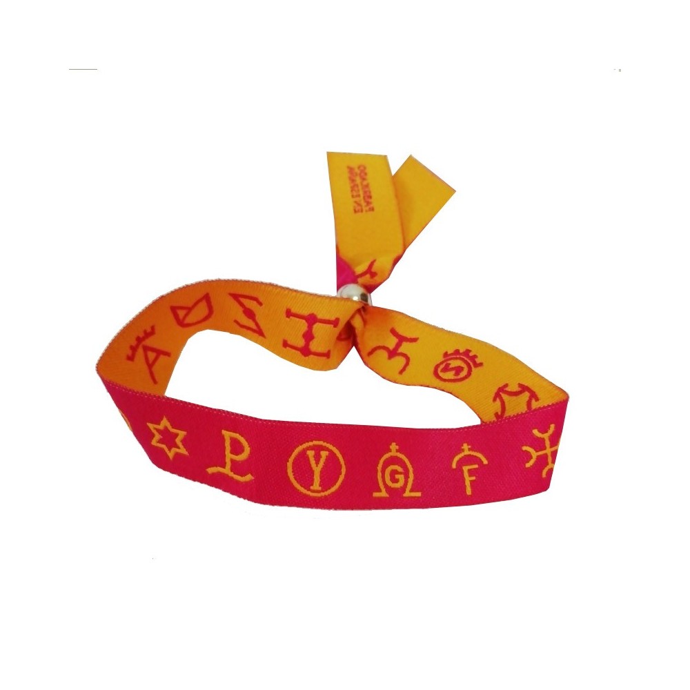 "Brave Bull Farms Irons" cloth bracelette