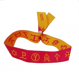 "Brave Bull Farms Irons" cloth bracelette