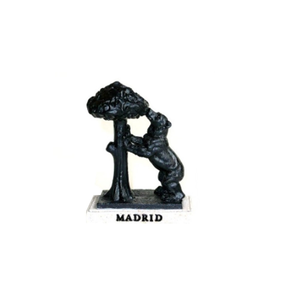 Figura de resina del osos y el madroño de madrid