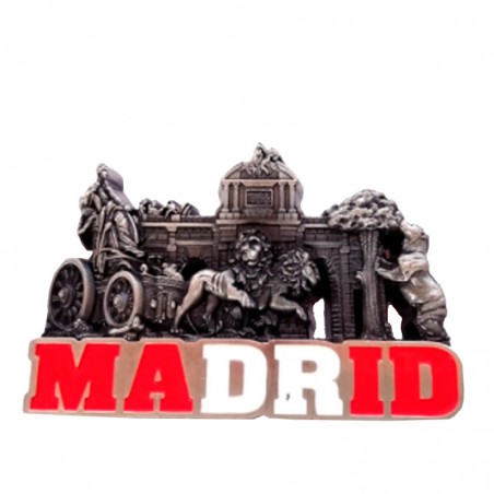 Imán de nevera metálico de "Madrid"-modelo5