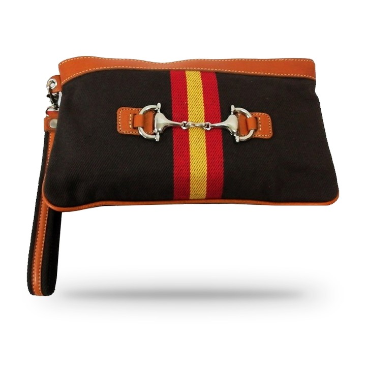 Cartera de mano con bandera de España y estribo – vista 2