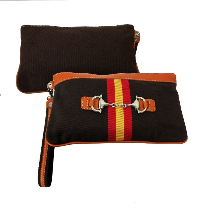 Pochette con bandiera spagnola e staffa – vista 3